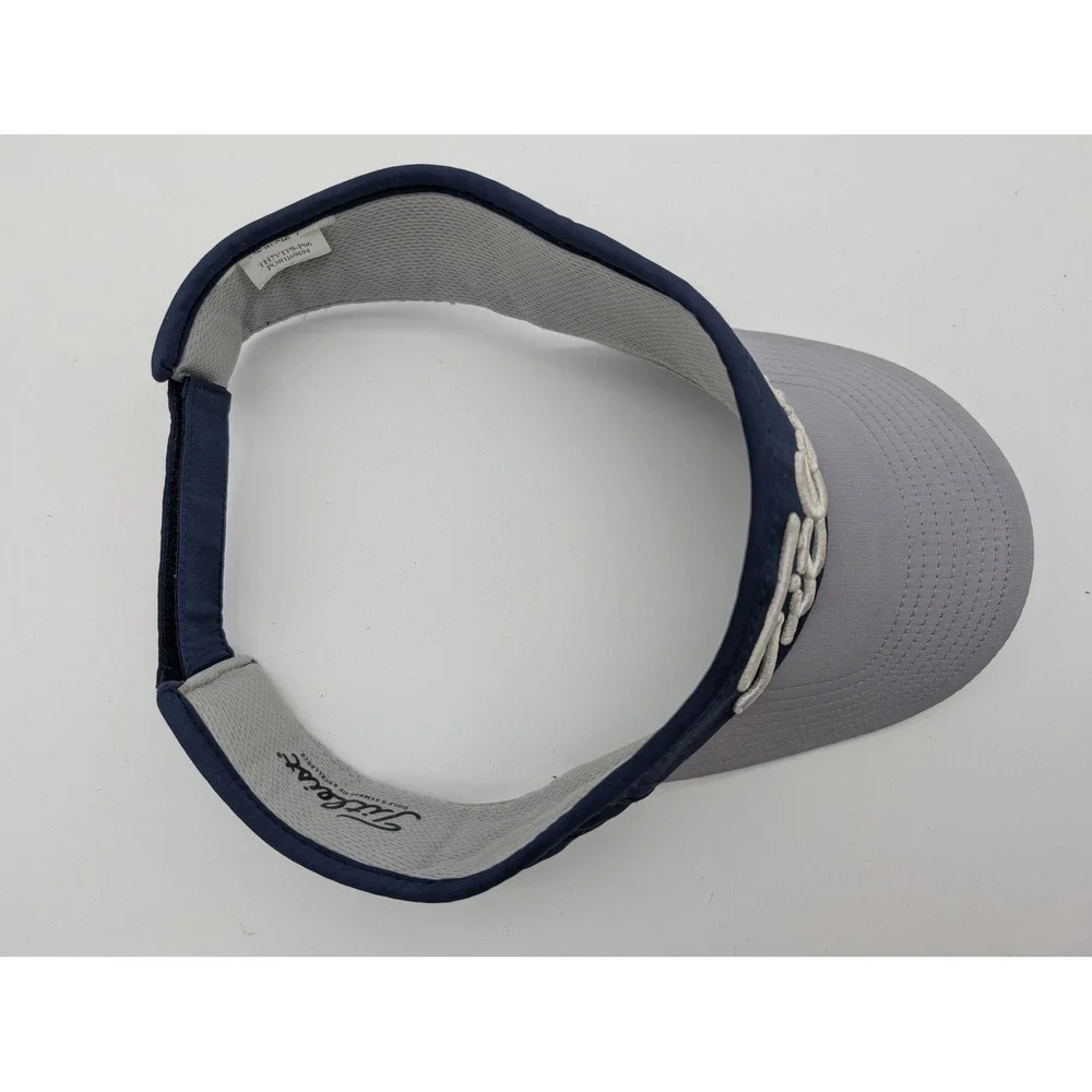 Titleist Tour Performance Golf Visor Navy Blue Grey Pro V1 FootJoy Adjustable